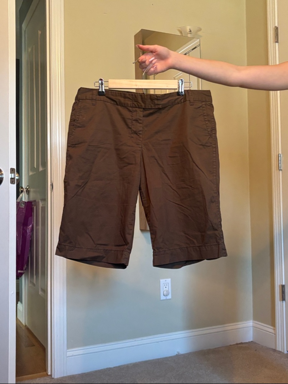 J. Crew Brown Women's Bermuda Shorts